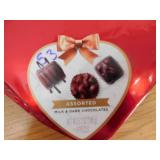 Russell Stover Valentines Heart Assorted Chocolates Candy Lot of 5 Boxes.