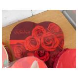 Russell Stover Valentines Heart Assorted Chocolates Candy Lot of 5 Boxes.