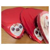 Russell Stover Valentines Heart Assorted Chocolates Candy Lot of 5 Boxes.