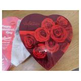 Russell Stover Valentines Heart Assorted Chocolates Candy Lot of 5 Boxes.