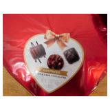 Russell Stover Valentines Heart Assorted Chocolates Candy Lot of 5 Boxes.