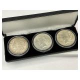 3pc Silver Dollar Run 1921-1923