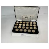 25pc Collection of Sacagawea & Native American Dollars from 2000-2022
