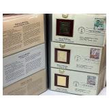 75pc Collection of 1st Day Issue 24k Gold Plated Stamps