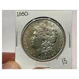 1880 Morgan Silver Dollar