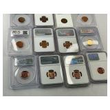 Complete 16pc Graded Set of Modern Era (1936-1958) Proof Wheat Cents!!