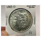 1883-O Morgan Silver Dollar