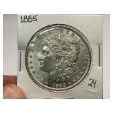 1885 Morgan Silver Dollar