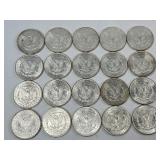 20x 1887 Solid Date Tube of Morgan Silver Dollars