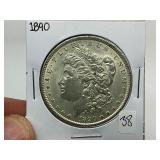 1890 Morgan Silver Dollar
