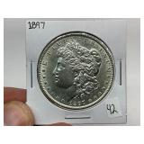 1897 Morgan Silver Dollar