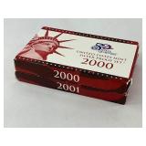 2x Silver Proof Sets 2000 & 2001