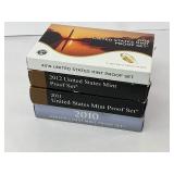 4x Proof Sets From-2010-2019