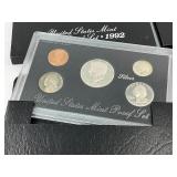 4x Run of Silver Proof Sets from 1992-1995