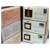 75pc Collection of 1st Day Issue 24K Gold Plated Stamps