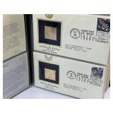 75pc Collection of 1st Day Issue 24k Gold Plated Stamps