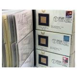 75pc Collection of 1st Day Issue 24k Gold Plated Stamps