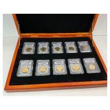 10pc ICG 2007 SP69 P&D First Day Issue Dollar Set in Display Box