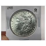 1898 Morgan Silver Dollar