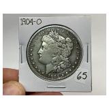 1904-O Morgan Silver Dollar
