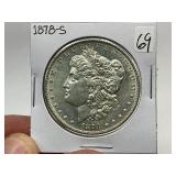 1878-S Morgan Silver Dollar