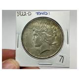 1922-D Silver Peace Dollar