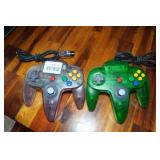 *2* Nintendo 64 Gaming Controllers