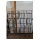 Set of 4 Metal Shelves