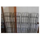 Set of 4 Metal Shelves