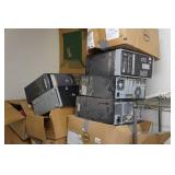 Assorted Computer Towers and Office Equipment