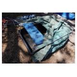 Fish Trap Flip Up Ice Shelter with Hand Augers