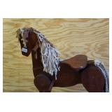Large Wood Rocking Horse