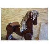 Large Wood Rocking Horse