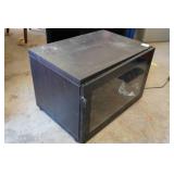 Glass Door Wood Cabinet