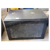 Glass Door Wood Cabinet