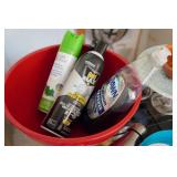 Metal Wire Shelf with Assorted Housewares