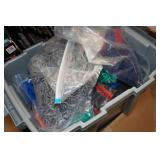 Assorted Board Games - Monopoly, K-Nex Pieces, Guitar Hero Controller