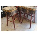 Padded Bar Height Stools