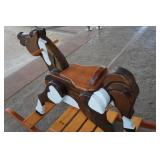 Wood Rocking Horse