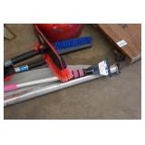 Assorted Automotive - Scrapers, Creeper, Jack Stands