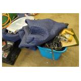 Assorted Tools, Cords, Household, Moving Blankets