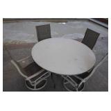 Patio Table with 4 Chairs