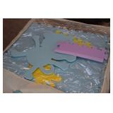 Foam Floor Puzzle Pieces & Diaper Bag