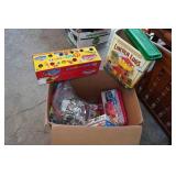 Lincoln Logs, Play-Doh, Puzzles, Board Games