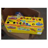 Lincoln Logs, Play-Doh, Puzzles, Board Games