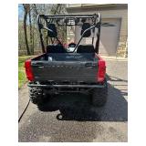 Yamaha Rhino Side by Side Utility Vehicle with Plow