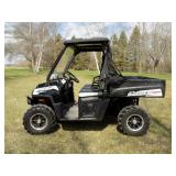 2013 Polaris UTV Ranger with Plow, 800 EFI