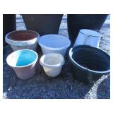 GARDENING POTS LOT