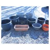 GARDENING POTS LOT