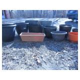GARDENING POTS LOT